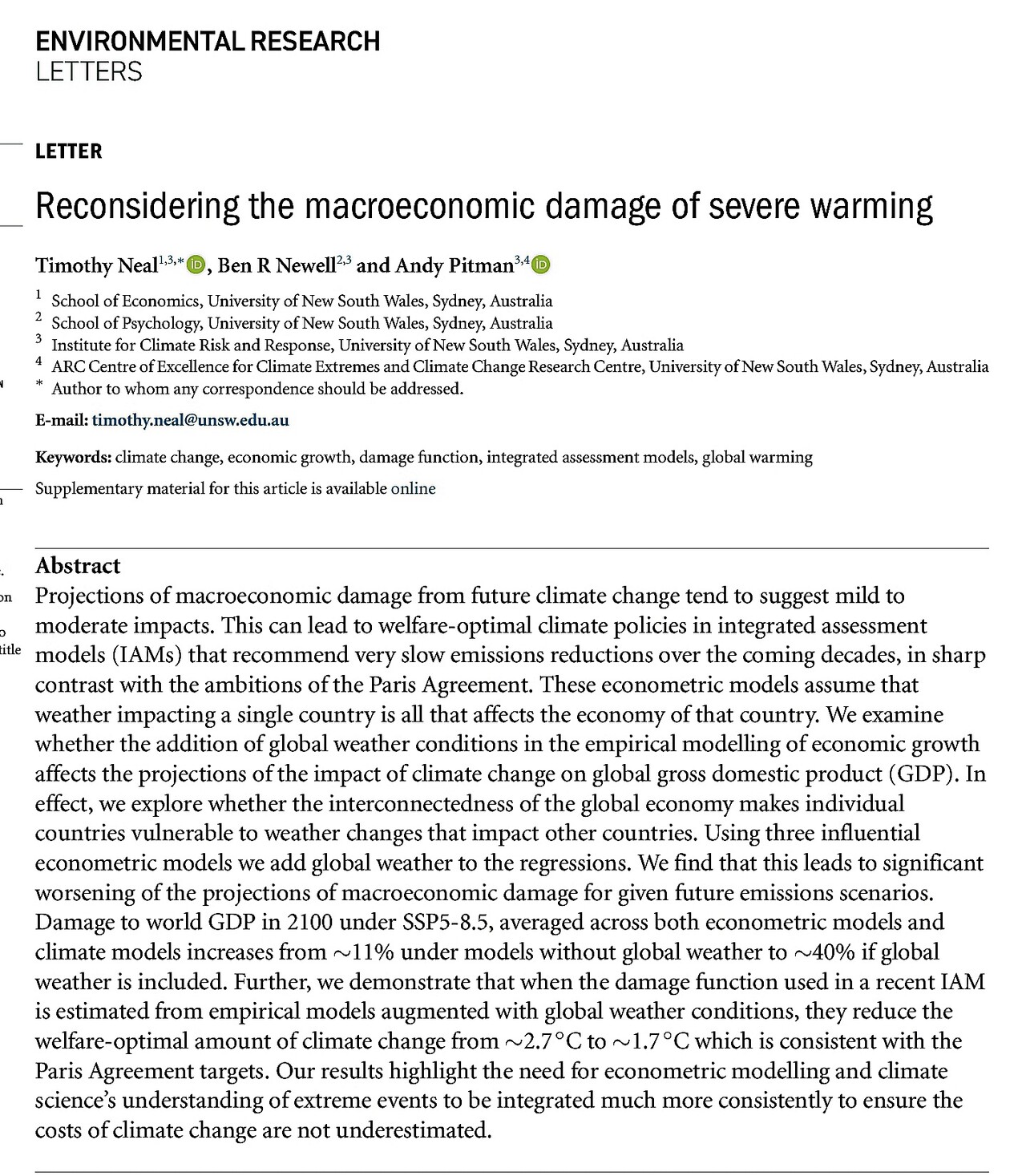 자료: Environmental Research Letters